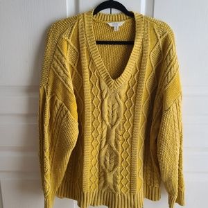 Distressed sweater
